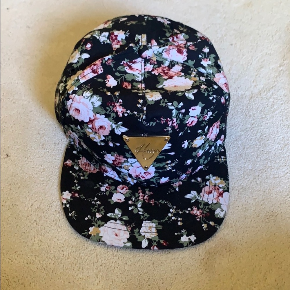 Floral “hater” SnapBack